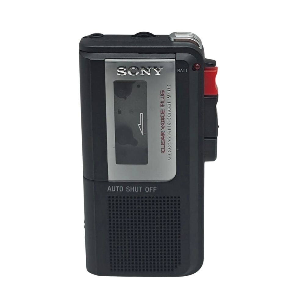 Sony M-470 Microcassette-Corder Voice Recorder For Parts Repair Tape issue